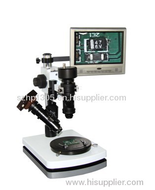 2D/3D Double-Lens Contrast Microscope