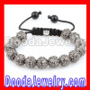 Wholesale Nialaya Bracelets with Black Crystal Disco Beads