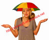 Hand free Head Umbrella Hat