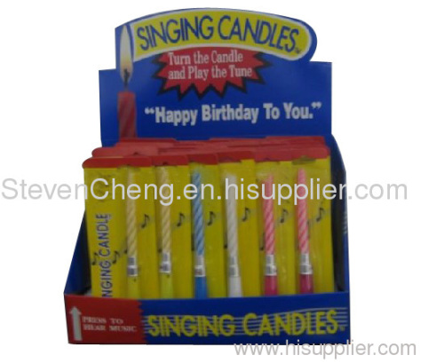 singing candles