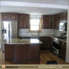 Solid cherry kitchen cupboards