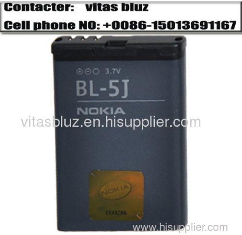 For nokia battery for nokia BL-5J battery 5800XM battery mobile battery phone battery