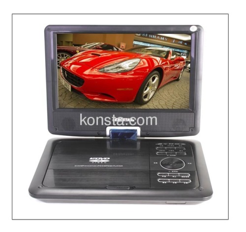 9 inch portable dvd player with tv/usb/card read