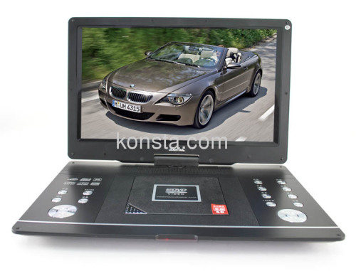 15.6 inch 3D portable dvd player with tv/usb/card read/AV function