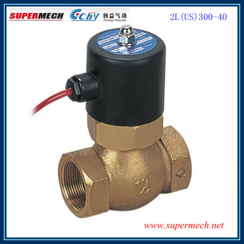 2L Series Brass steam water Solenoid Valve