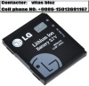 Battery for LG battery LGIP-470A battery AX830/GD330/ KG70/KG70c/ KE800/KE970/ KF310A/KF600/ KF750/KF755/ KX755/KV755