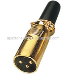 APEXTONE Gold XLR Cable Mount Commectors AP-1128
