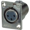 APEXTONE Mini XLR panel mount female socket AP-1144