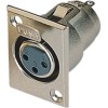 APEXTONE Mini XLR panel mount female socket AP-1155