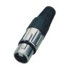 APEXTONE XLR cable mount female plug AP-1166