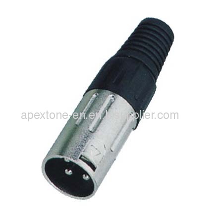 APEXTONE XLR cable mount male plug AP-1167