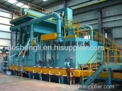 Roller conveyor shot blasting machine Q69 series