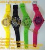 2011colorful promotional sports silicone watches