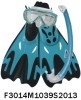 fin mask snorkel F3014M1039S2013