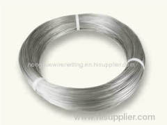 Hot dipped galvanized wire