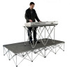 Portable Stage System with Folding Riser