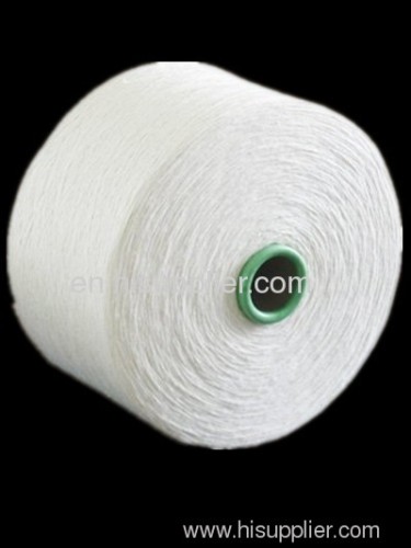 regenerated recycle cotton yarn open end carded kniting sock glove yarn raw white bleached colorful 14s/1