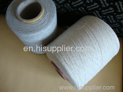 regenerated recycle cotton yarn open end carded kniting sock glove yarn raw white bleached colorful 10s/1