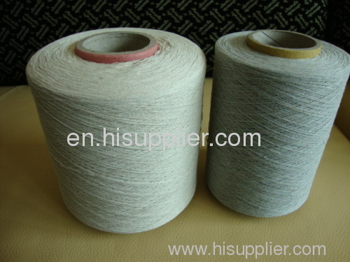 regenerated recycle cotton yarn open end carded kniting sock glove yarn raw white bleached colorful 20s/1