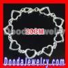 20CM Silver Plated Alloy Lovelinks Bracelet with Lobster Clip wholesale