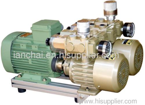 Combination and high flow vacuum pump