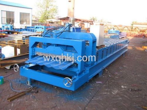 JJM825 corrugated colored steel roll forming machine