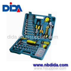 100 PC Combination car repair tool set and household tool kit