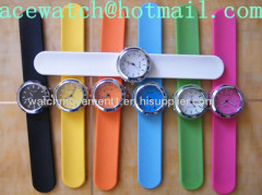 silicone watch (silica gel watches) slap band watch J