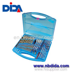 Different kinds of Twist Drill Bits and wood working drill tool kits