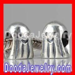 european silver Ghost charm bead For Halloween's Day