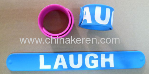 Hot Sell Fashion Silicone slap bracelet