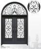 wrought iron entry door