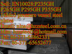 EN10028:P355GH 16Mo3 pressure vessel steel plates