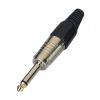 APEXTONE 6.3mm mono plug AP-1240 Gold tip plated Jack Plug