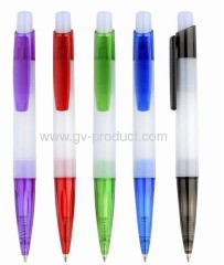 Promotional Plastic ballpoint pen with TPR holder