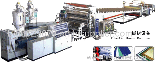 PP/PE/ABS/PMMA/PC/PS/HIPSPlastic Plate (Sheet) Extrusion Line