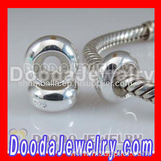 925 Sterling Silver european Stopper Beads Fit european Bracelet Jewelry