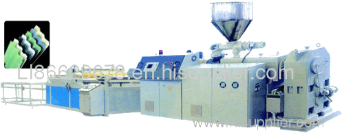 PVC Wavy Plate Extrusion Line