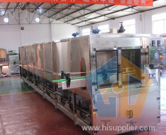 Bactericidal spray machine for beer
