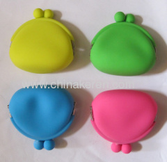 Fashion candy color style silicone change purse 2013