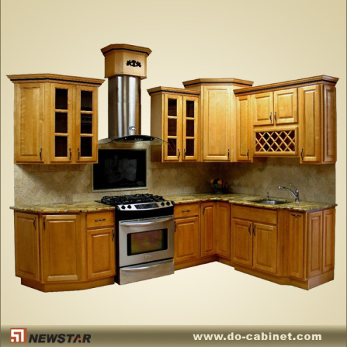 Solid maple kitchen cupboards