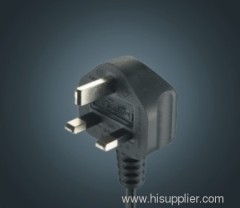 UK fused plug,un-rewirable plug with cable