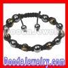 Fashion cheap Nialaya men's bracelet with Buddhist beads and Hemitite