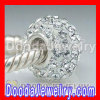 Charm Jewelry Silver Beads With 90 pcs Crystal Rhinestones Austrian Crystal Jewelry beads