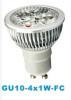 GU10 4X1W-FC high Power LED lamp