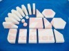 Alumina armor ceramic tiles and plates for armored vehicles and body armor