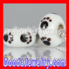 european Style Environmental Murano Baby Foot Print Glass Beads Wholesale