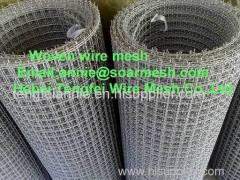 Crimped square wire mesh