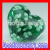 european Murano Glass Heart Shape Beads Fit Fashion Jewelry, European Beads, Bighole Jewelry Necklace