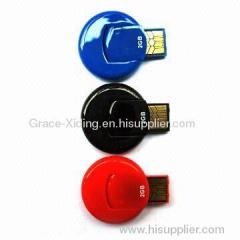 Mini ABS Cycloidal USB Flash Drive With 64MB-64GB Capacity and Customizable Logo